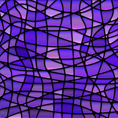 abstract vector stained-glass mosaic background