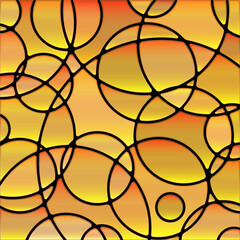 abstract vector stained-glass mosaic background