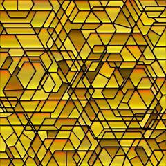 abstract vector stained-glass mosaic background