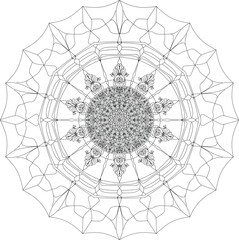 round lace pattern