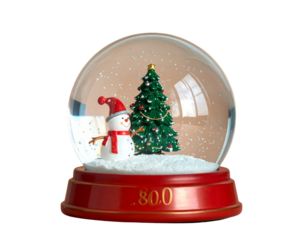 Winter Wonderland Snow Globe PNG