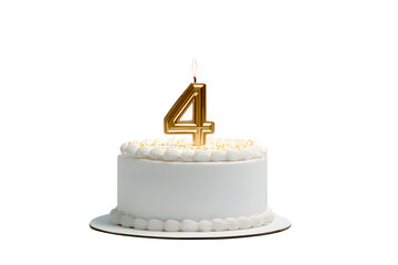 Birthday cake with candles-numbers transparent background for designers, marketers and IT professionals. Popular illustration, object, texture. Food, flowers, natural space for text. Positive.