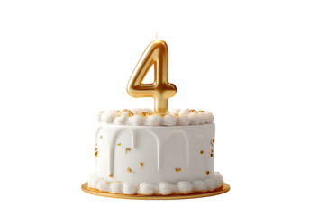 Birthday cake with candles-numbers transparent background for designers, marketers and IT professionals. Popular illustration, object, texture. Food, flowers, natural space for text. Positive.