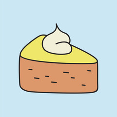 Slice of Pumpkin Pie Icon