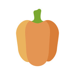 Bell Pepper or paprika isolated design vector icon