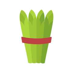 Asparagus isolated vector icon. Vegetable sign