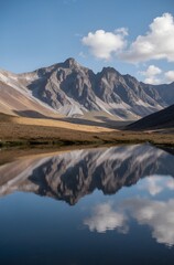 lake and mountains