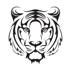 Tiger Head Logo Icon Vector Art