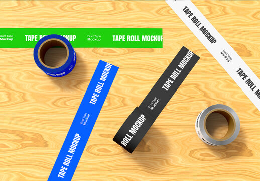 Roll Tape Mockup Collection