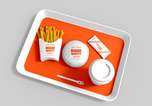 Fast Food Packaging Mockup Template