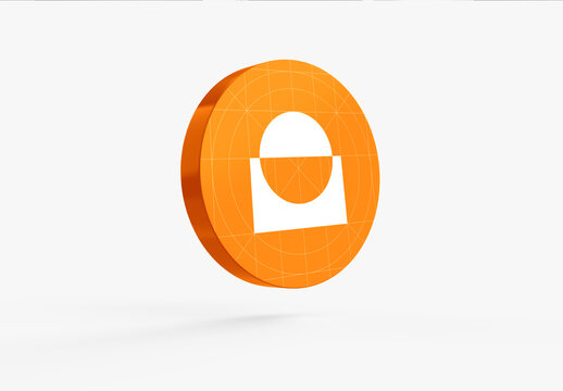 Realistic App Icon Template