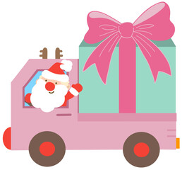 산타 선물 트럭