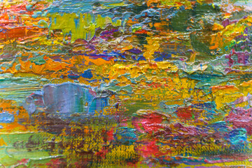 Colorful Paint Strokes art background 