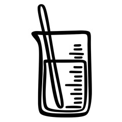 Science Tools Doodle Outline