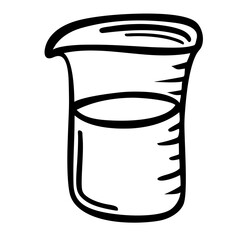 Science Tools Doodle Outline