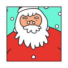 Christmas icons set.