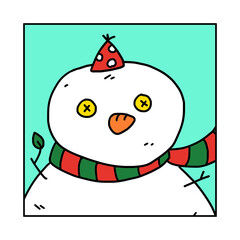 Christmas icons set.