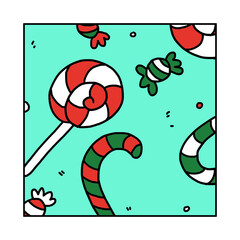 Christmas icons set.