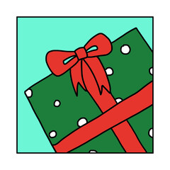 Christmas icons set.