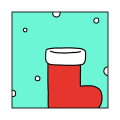 Christmas icons set.