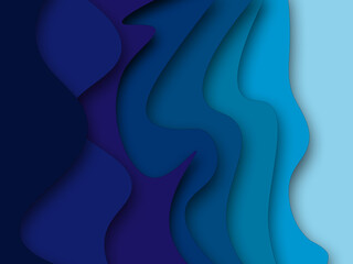 abstract blue background with waves