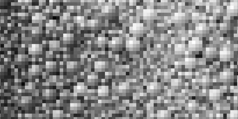 Fototapeta premium Black and white pixelated abstract background. 3d render illustration.