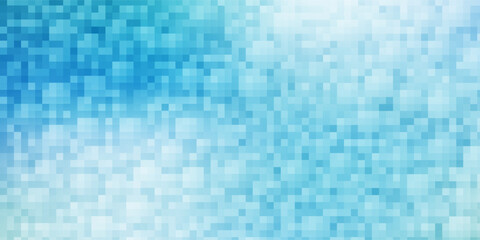 Light BLUE vector texture in rectangular style. Colorful illustration with gradient rectangles and squares. Pattern for business booklets, leaflets