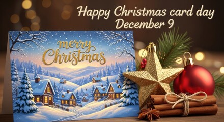 Happy Christmas Card Day  December 9