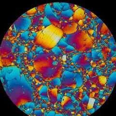 Polarized Light Mineral Thin Section