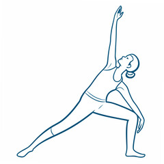yoga pose vector