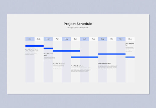 Project Schedule Timeline Infographic Template
