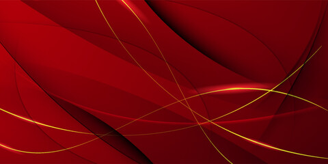 Elegant red background design for banner