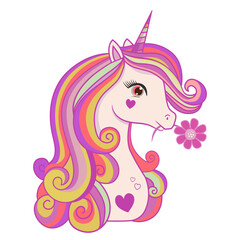 Elegant floral silhouette of a woman with a horse