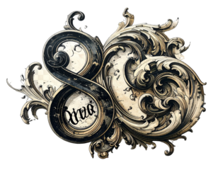 Vintage Script Ornaments – Decorative Hand-Lettered Quotes and Swirls PNG