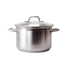 Stainless Steel Cooking Pot with Lid, Durable Design, Kitchen Essential for Home Chefs and Professional Cooks
