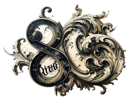 Vintage Script Ornaments – Decorative Hand-Lettered Quotes and Swirls PNG