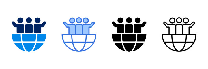 Together  Icon Set Different Style Collection 