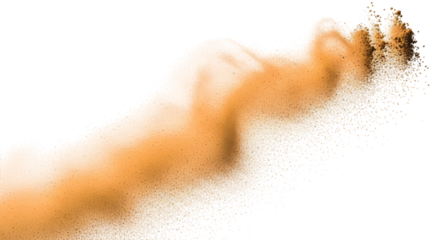 Desert Sand Dust Trail Diagonal Windblown Transparent Backdrop Effect