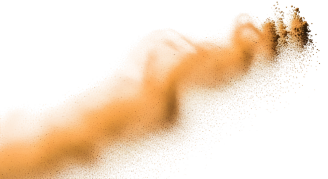 Desert Sand Dust Trail Diagonal Windblown Transparent Backdrop Effect