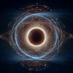 Mystical representation of quantum computing through abstract surreal art