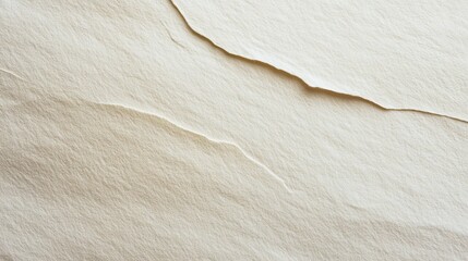 Textured Background with Torn Edges of Natural Paper Sheet