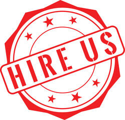 Professional Hire Us Stamp for Business Use