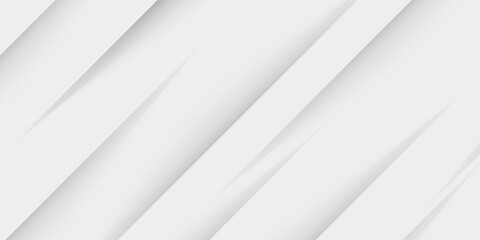 Obraz premium Abstract white background. Minimal geometric white light background