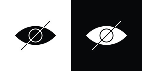 Sensitive content icon in solid silhouette set. Vector Illustration.