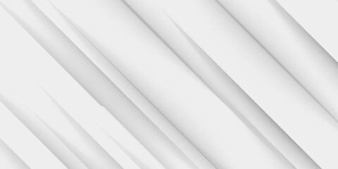 Obraz premium Abstract white background. Minimal geometric white light background