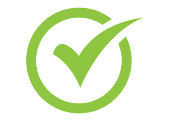 Minimal Green Checkmark Icon PNG