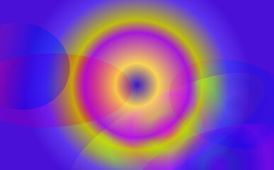 Vibrant Radial Gradient Abstract Background