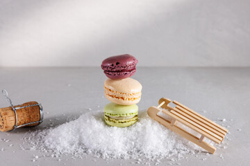 Macarons in Szene gesetzt - Süßes Statement