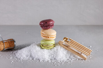 Macarons in Szene gesetzt - Süßes Statement