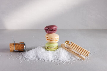 Macarons in Szene gesetzt - Süßes Statement